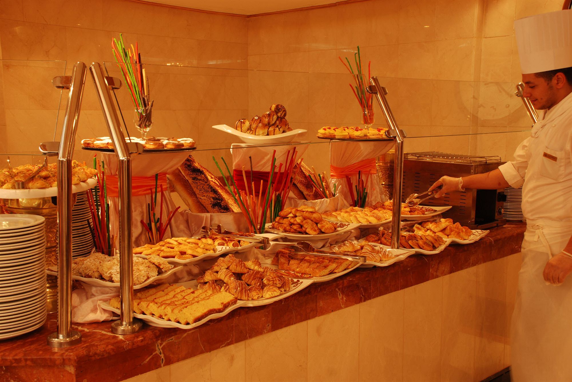 Hotel Dar Aleiman Al Haram Medina Exterior foto A buffet at a hotel
